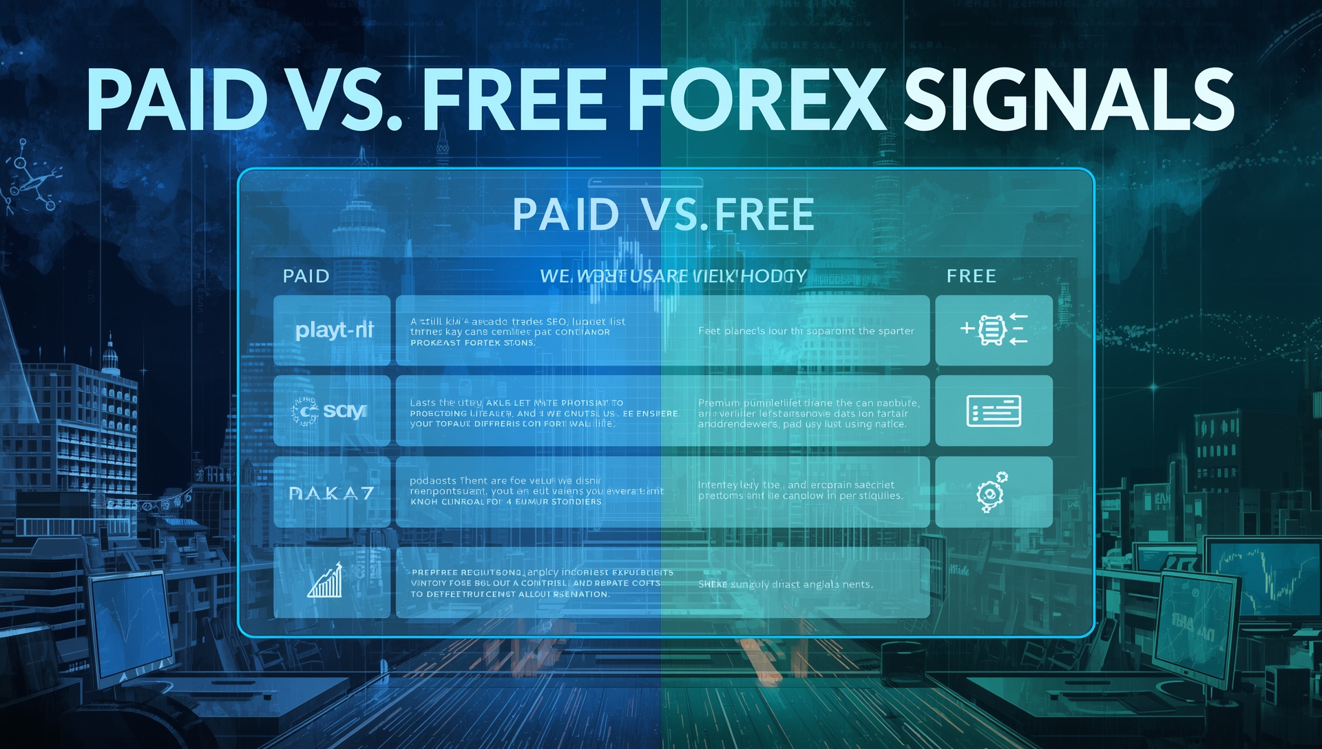 Paid vs. Free Forex Signals: Is the Upgrade Worth It?